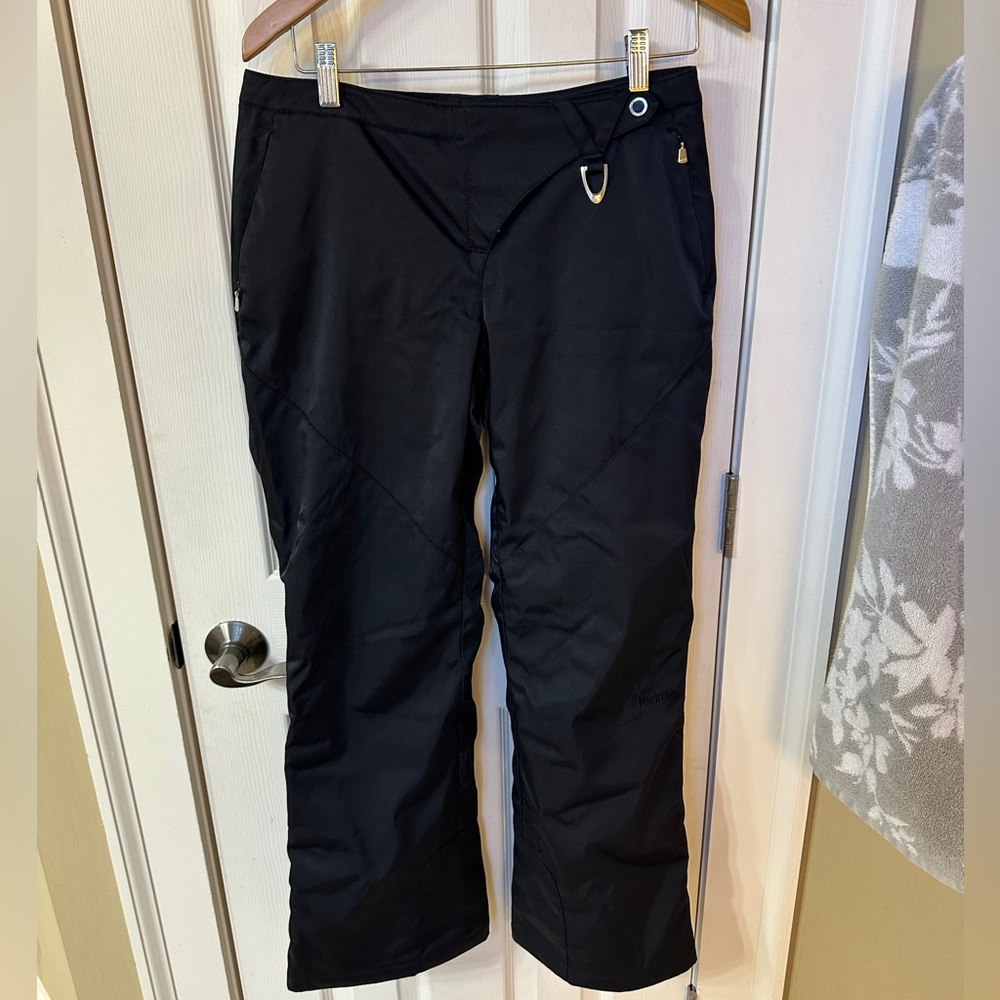 Marker Pants Aqua Guard Stretch Snow Ski Black  Womens 8